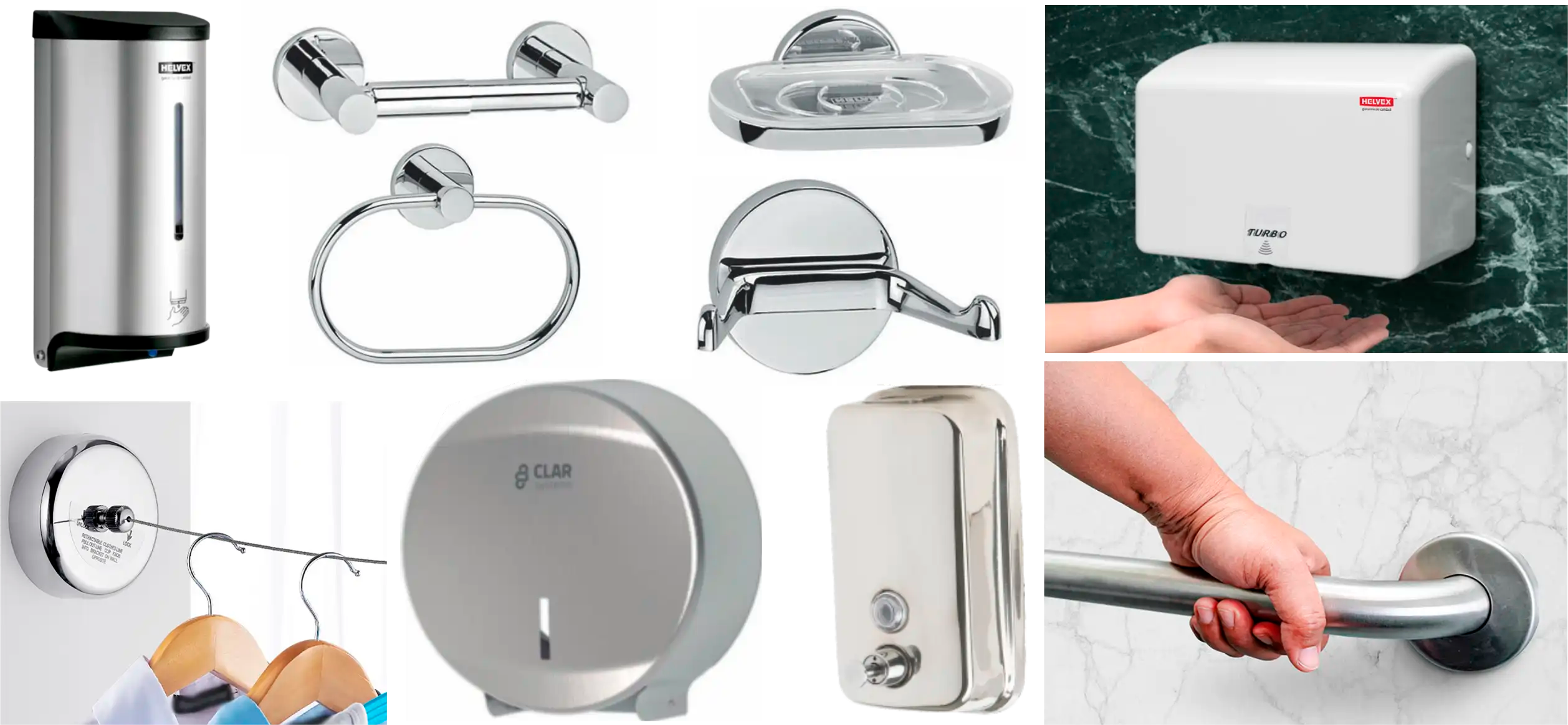 ACCESORIOS DE BANOS INSTITUCIONAL